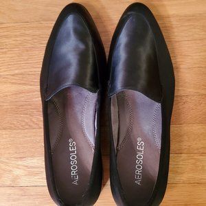 Black Silk-ish Loafers Aerosoles (8)